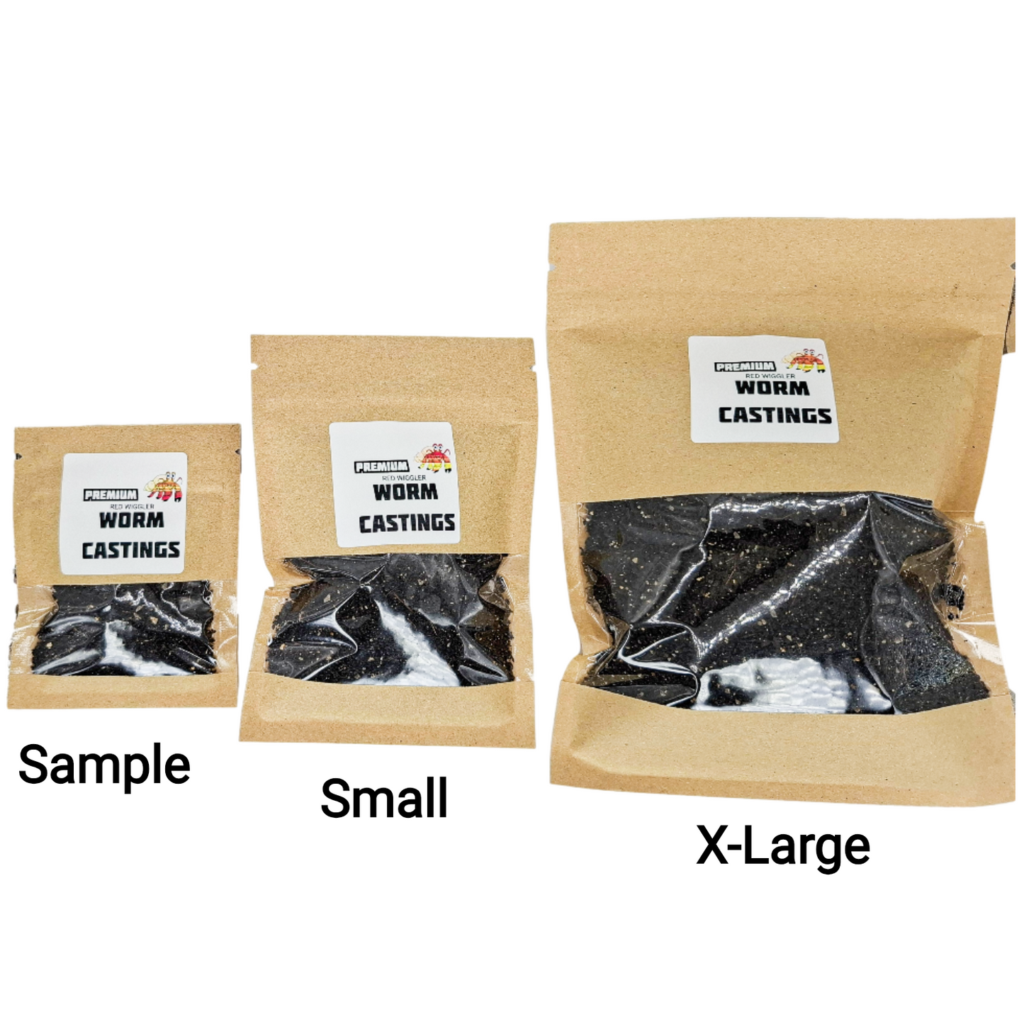 WORM CASTINGS for Hermit Crabs with Oyster Shells and Azomite.